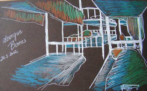 Cesta do Santiaga de Compostela 2012