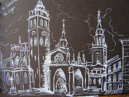 Cesta do Santiaga de Compostela 2012